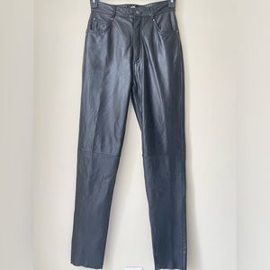 Wilson Maxima Womens Genuine Leather Pants Size 6